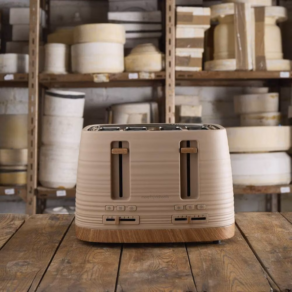 Morphy Richards Clay 4 Slice Ceramic Toaster in Beige – 2