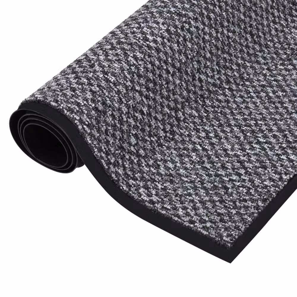 Berkfield Home Traffic Non-Slip Doormat, Grey, W: 60 cm, D: 80 cm – 4