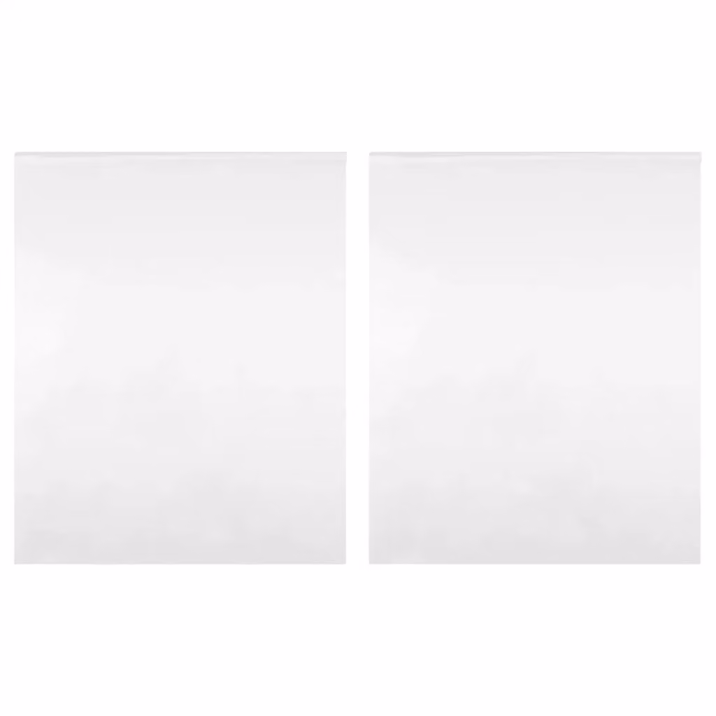 Berkfield Home Self-Adhesive Silver Mirror Films, 2 Pack, W: 60 cm x H: 200 cm