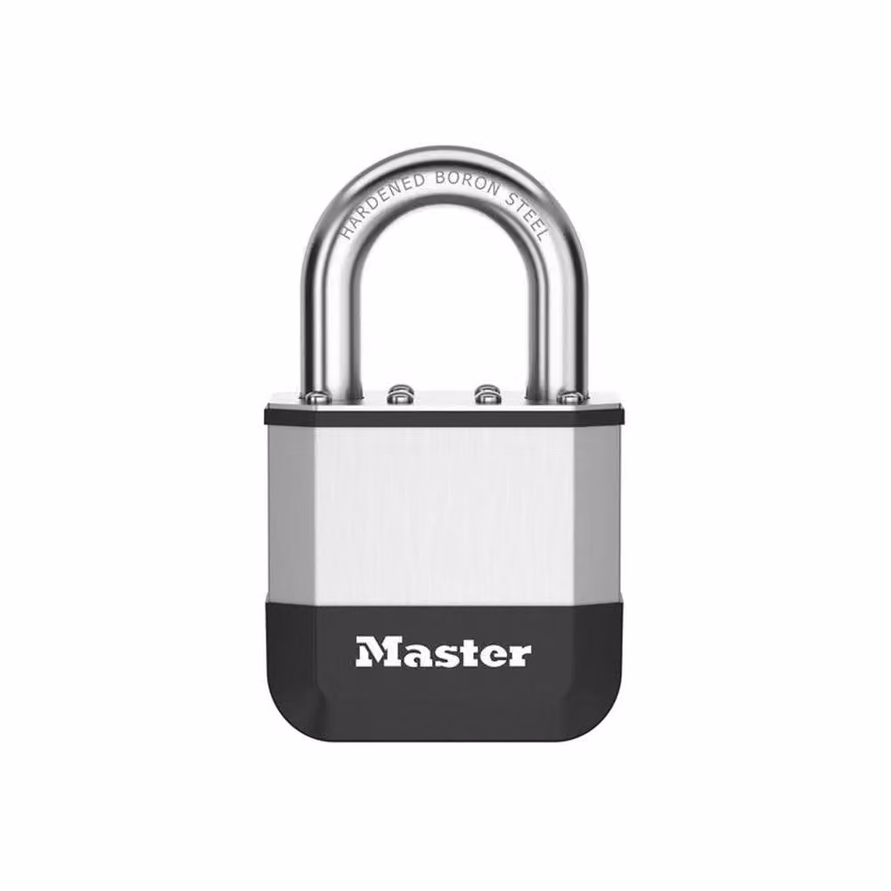 Master Lock Elite Laminated Padlock with 25mm Shackle in Silver – 2