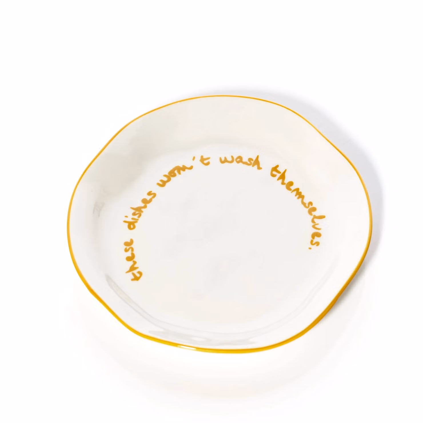 MÆGEN White Stoneware Side Plate, Diameter: 20.5 cm