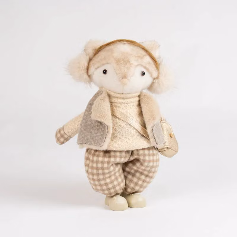 Scottish Everlastings Ltd Plush Fox in Beige, Height: 40 cm – 2