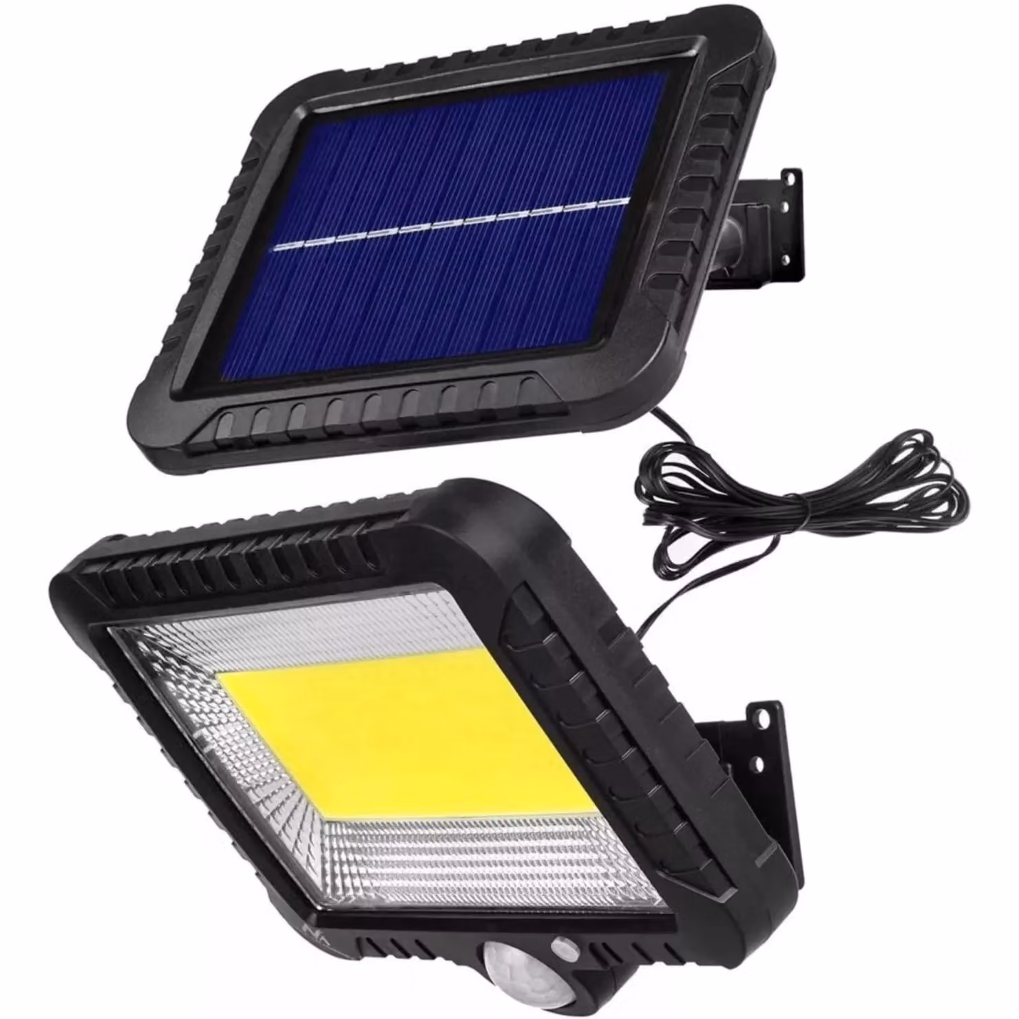 Marco Paul Black Solar Powered Motion Sensor Floodlight for Garden and Wall Mounting – 3