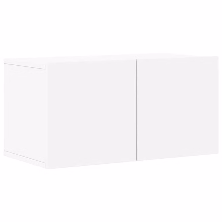 Berkfield Home 6 Piece White Minimalist TV Cabinet and Lowboard Set in Engineered Wood