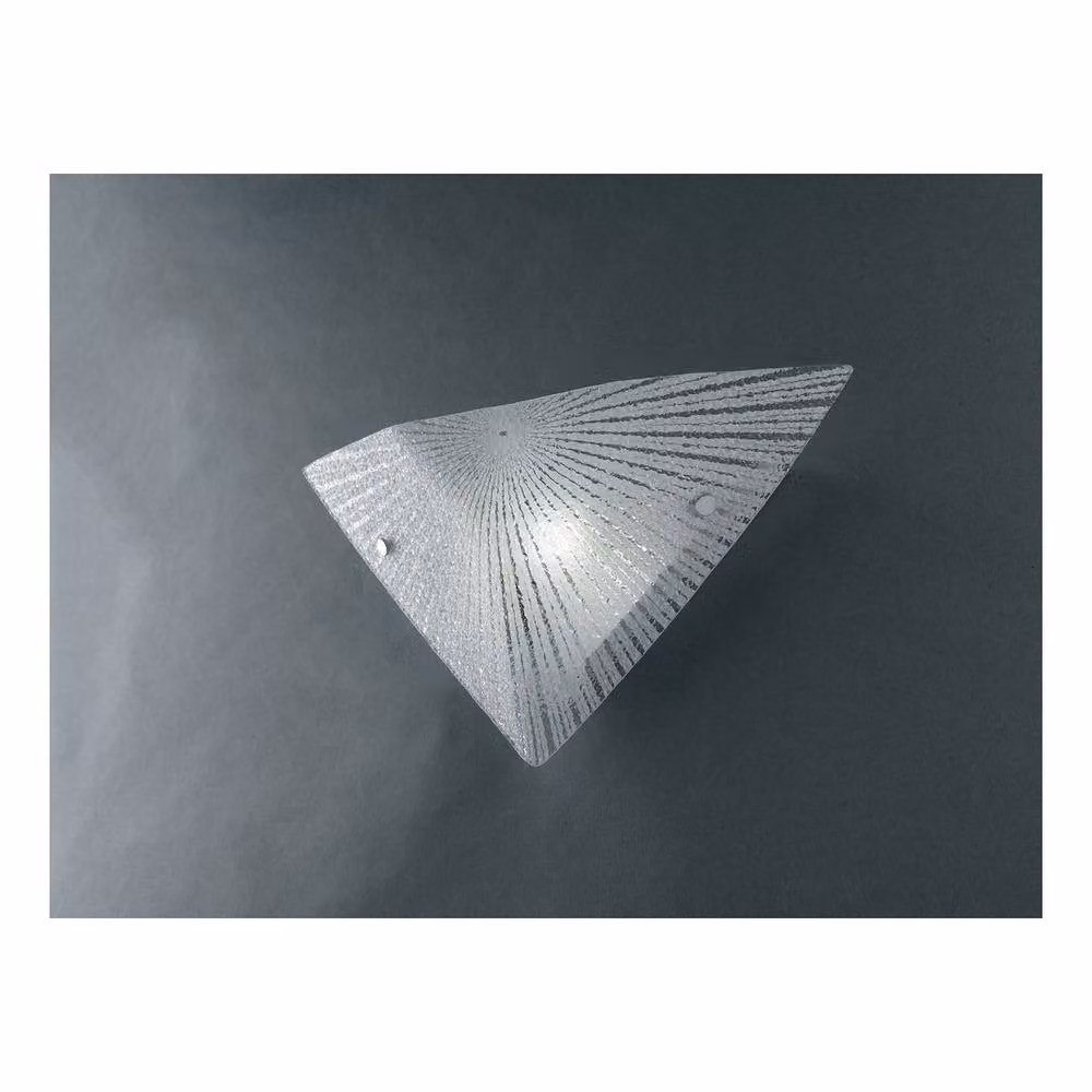 Netlighting ISIDE White Glass Wall Uplight, H 40 cm x W 18 cm – 2