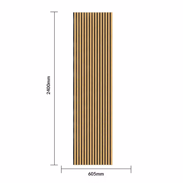 ENER-J Britwall Acoustic Wall Panel Pack of 2, Bright Yellow, H 240 cm x W 60.5 cm