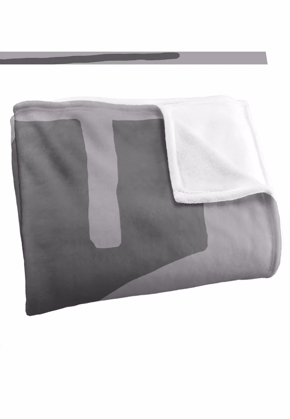 DC Comics Batman The Wayne Blanket in White and Grey, W: 152 cm, D: 127 cm – 3
