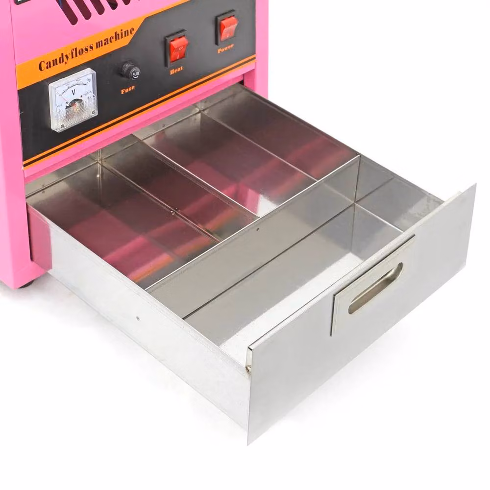 KuKoo Candy Floss Machine in Pink with 500 Sticks – 2
