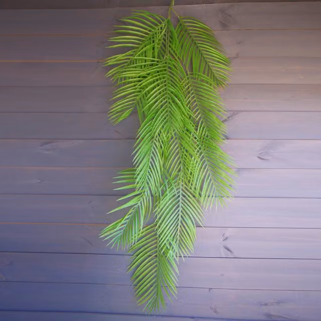 Leaf Multicolour Artificial Hanging Palm Plant