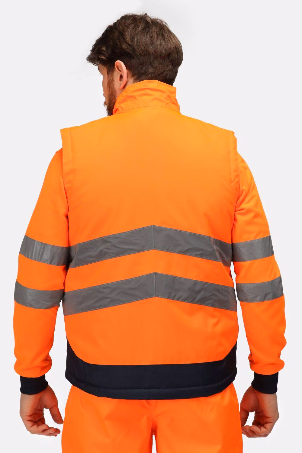 Regatta Men's Orange Insulated Reflective Vest, Size: 3XL