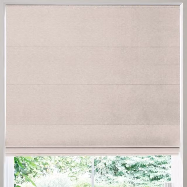 Simply Collection Mika Made to Measure Blackout Roman Blind in Plain Textile