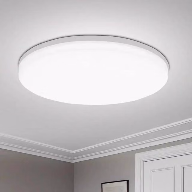 Kelvenix 48W LED Round Panel Ceiling Downlight Bulb in White