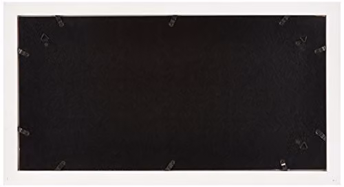Orsina White Multi Photo Frame for 3 Photos, Wall-Mounted Rectangular Glass Protected Frame, W/D/H: 50 x 25 x 5 cm – 3
