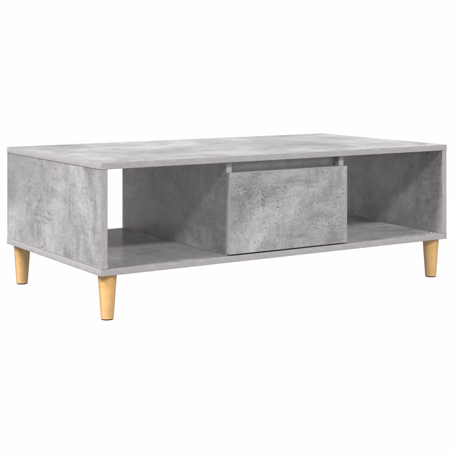 Berkfield Home Modern Living Room Storage Unit with Door in Concrete Grey Engineered Wood – 2