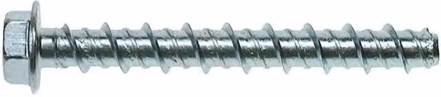 Unifix Hexagon Flange Head Galvanised Anchor Bolts, M6 x 75 mm, Silver, Box of 100