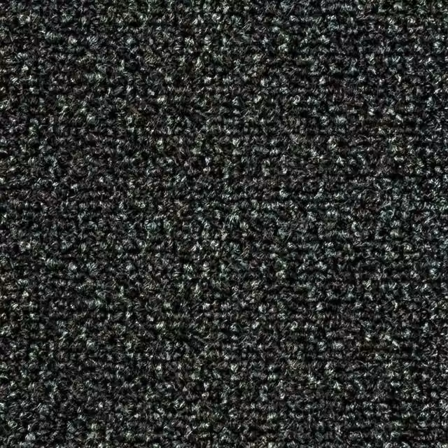 Vinyl Flooring UK HypD Contract Carpet Tiles in Black, 5.4mm Tufted Loop Pile, 5m2 (20 Tiles Per Box)