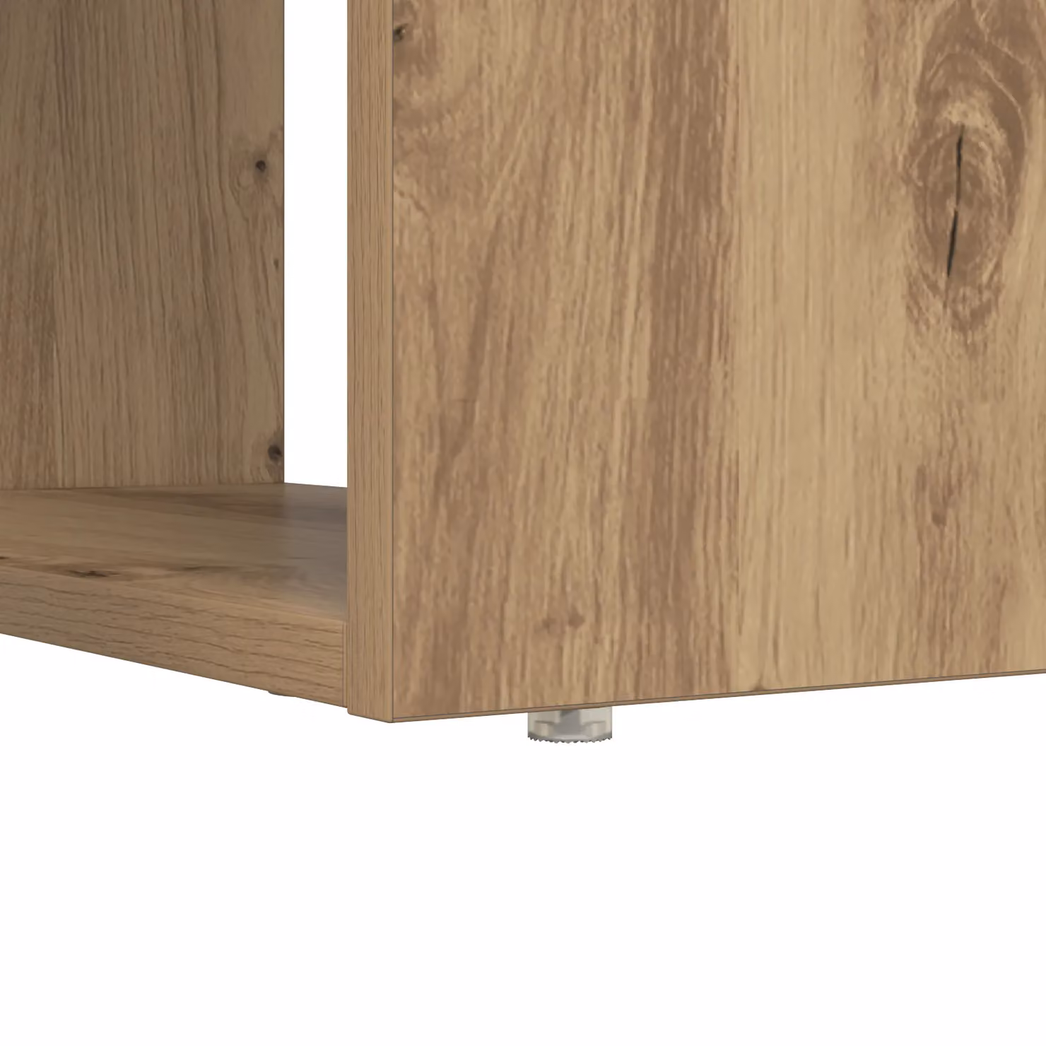 Berkfield Modern Writing Desk in Artisan Oak with Storage, W/D/H: 113 x 54 x 120 cm – 5