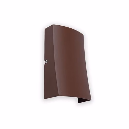 Netlighting Nairobi Outdoor LED Up Down Wall Light, Brown, 6W, 3000K Warm White, IP54 – 1