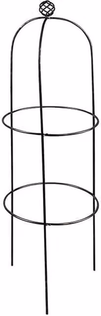 Garden Pride Black Metal Plant Pot Obelisk Support