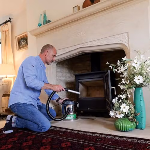 The Handy THAV80010L 800W 10 Litre Stainless Steel Ash Vacuum Cleaner in Silver – 5