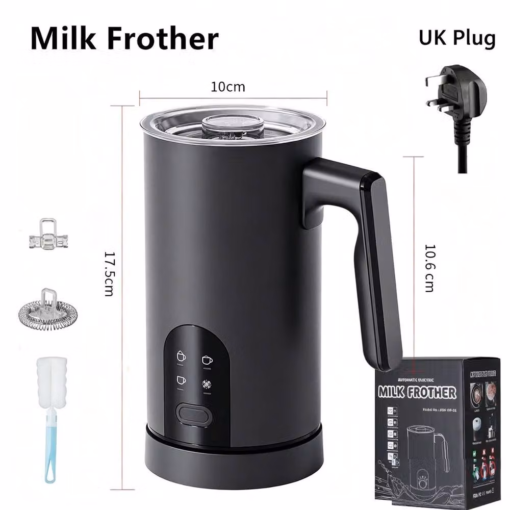 NESTLUNE 4-in-1 Electric Milk Frother and Auto Milk Steamer, 590 ml, Black – 2