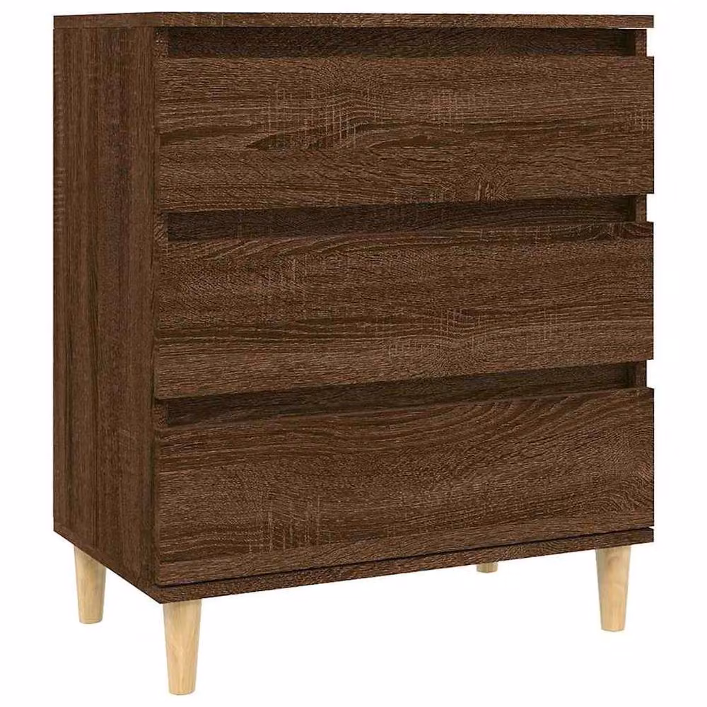 Berkfield Home Brown Oak Sideboard, W/D/H: 60 x 35 x 70 cm – 2