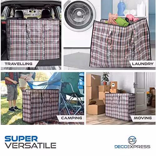 Deco Express Multicolour Laundry Bags, Pack of 4, W/D/H: 76 x 59 x 24 cm – 2