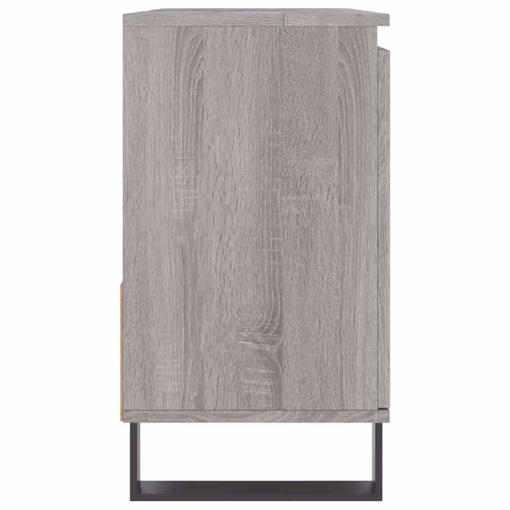 Berkfield Home Grey Sonoma Bathroom Cabinet, W: 65 cm, D: 33 cm, H: 60 cm – 2