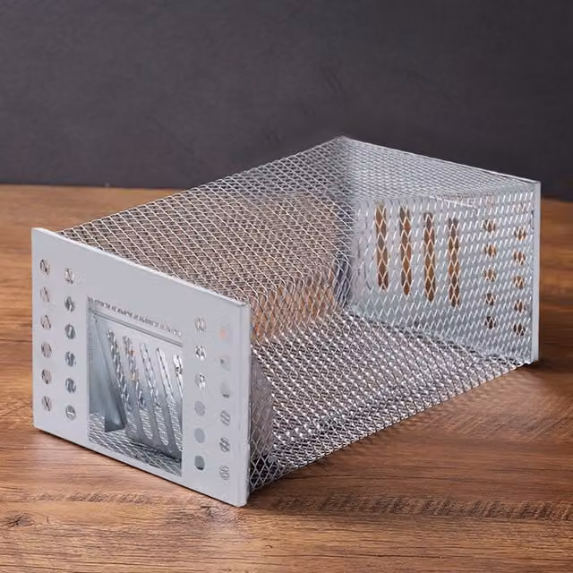 Livingandhome Humane Mouse Trap in Silver