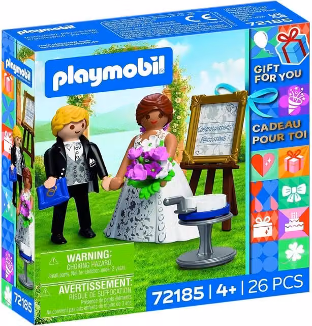 Playmobil Wedding Set in White and Gold