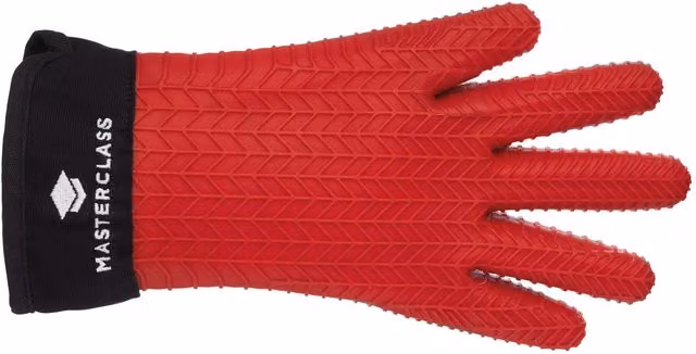 MasterClass Red Non-Slip Silicone Oven Glove with Fleece Lining – 1