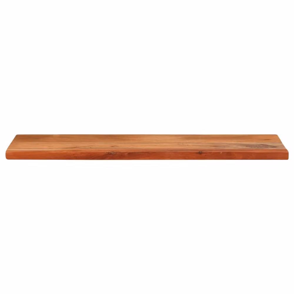 Berkfield Home Rectangular Solid Wood Acacia Table Top, Brown, W: 80 cm, D: 20 cm, H: 3.8 cm – 2