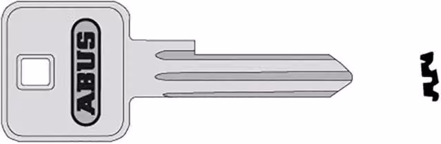 ABUS Mechanical E60 Key Blank in Silver and Multicolour