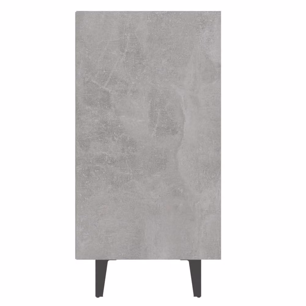 Berkfield Home Modern Sideboard in Concrete Grey, W/D/H: 103.5 x 35 x 70 cm – 4