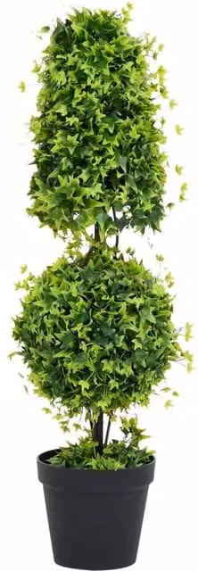 Berkfield Home Artificial Green Boxwood Potted Tabletop Plant, Height: 100 cm – 1