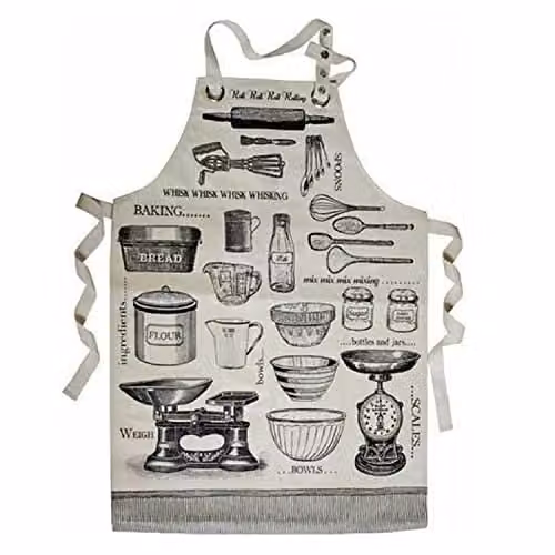 Ulster Weavers Baking Black and Multicolour Oil Cloth Apron