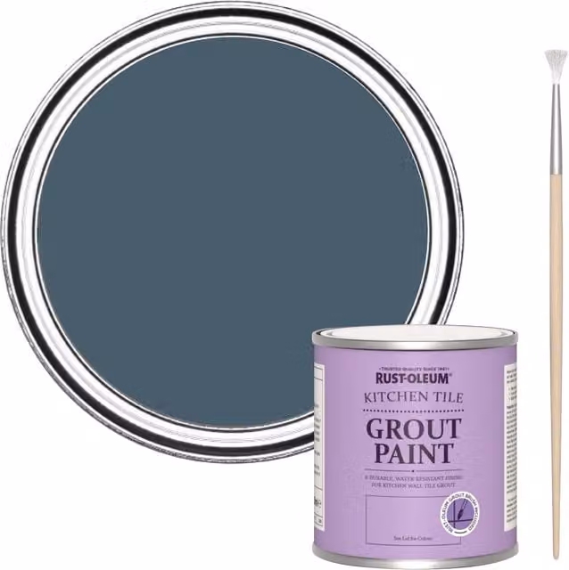 Rust-Oleum Kitchen Grout Paint Blueprint, 250 ml, Blue