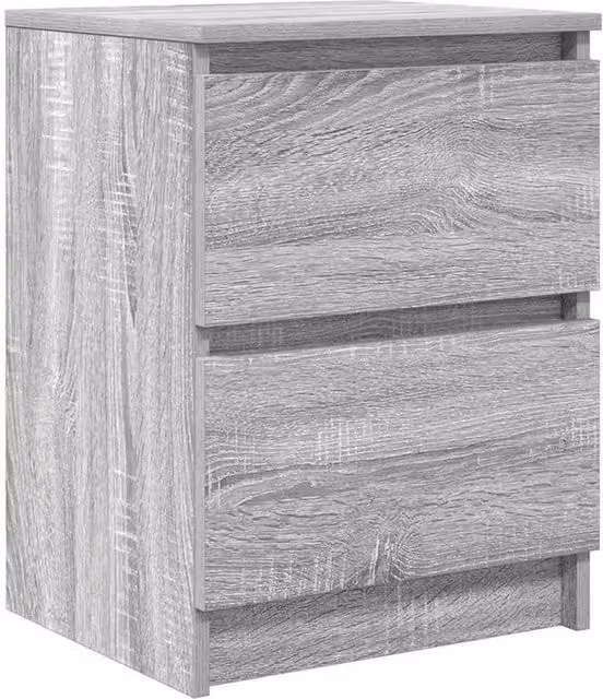 Berkfield Home TV Cabinet in Grey Sonoma, W/D/H: 40 x 35 x 54 cm