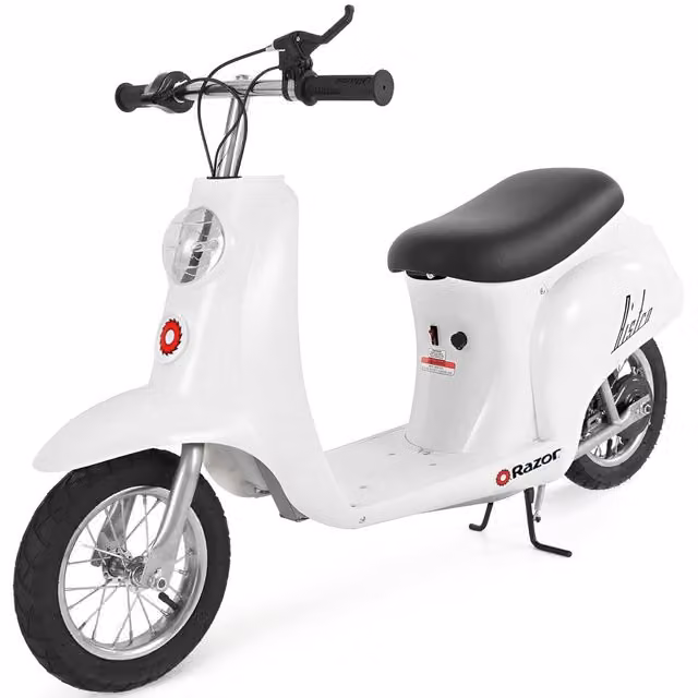 Razor Pocket Mod Bistro 24 Volt Electric Ride-On Scooter, White