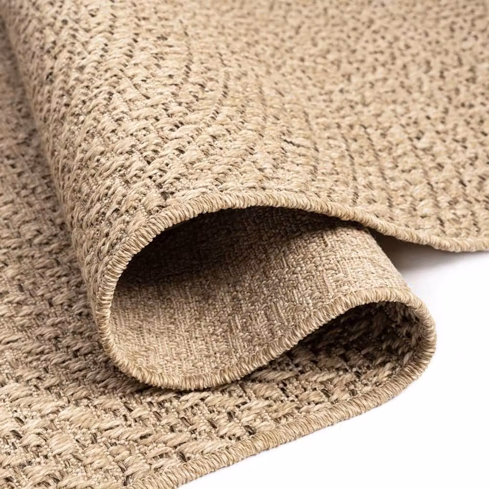 Berkfield Home ZIZUR Jute Look Indoor and Outdoor Rug, Beige, W: 240 cm, D: 340 cm – 2