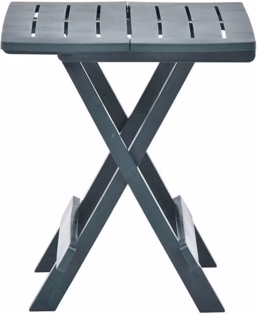 Berkfield Home Durable Folding Green Plastic Garden Table W/D/H: 45 x 43 x 50 cm – 1