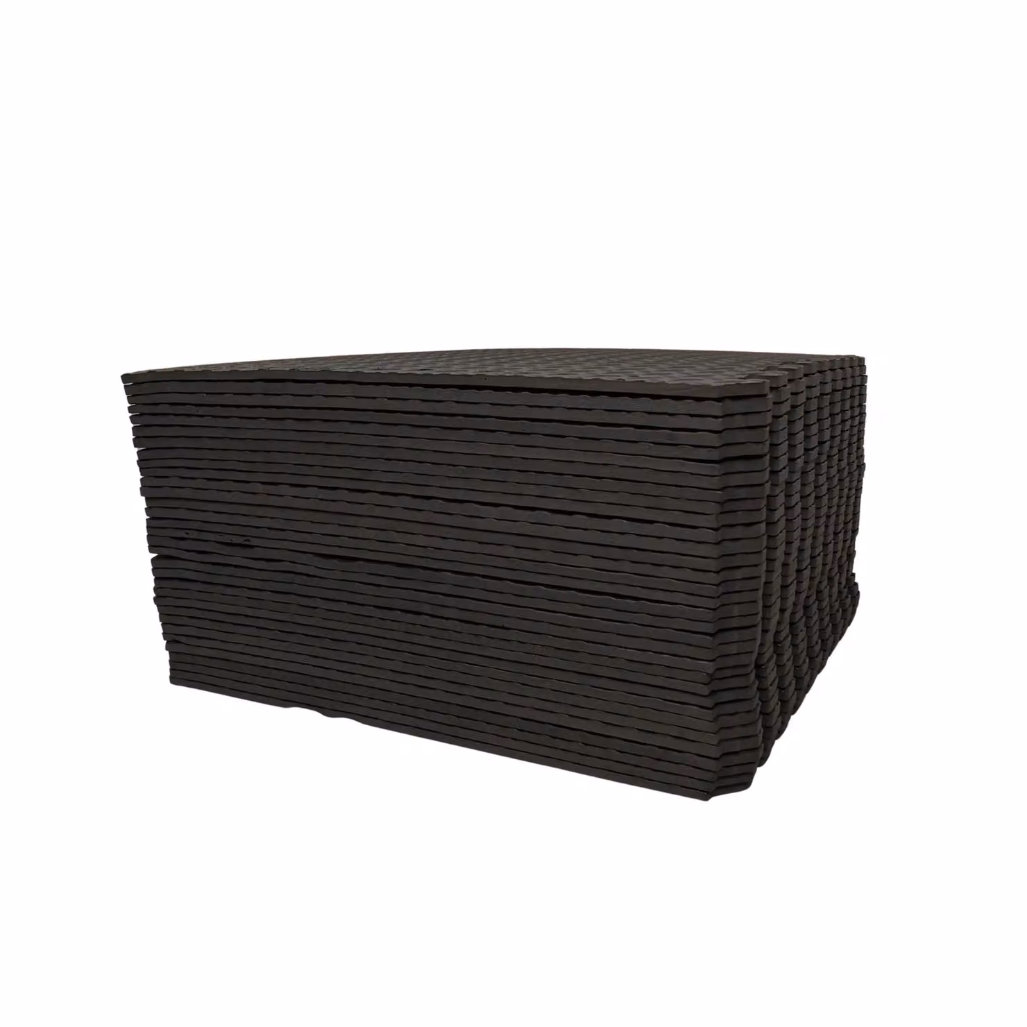 Samuel Alexander 32 Piece Geometric EVA Foam Floor Tiles in Black and Grey, W/D/H: 60 x 60 cm per tile, covering 11.52 sqm – 5
