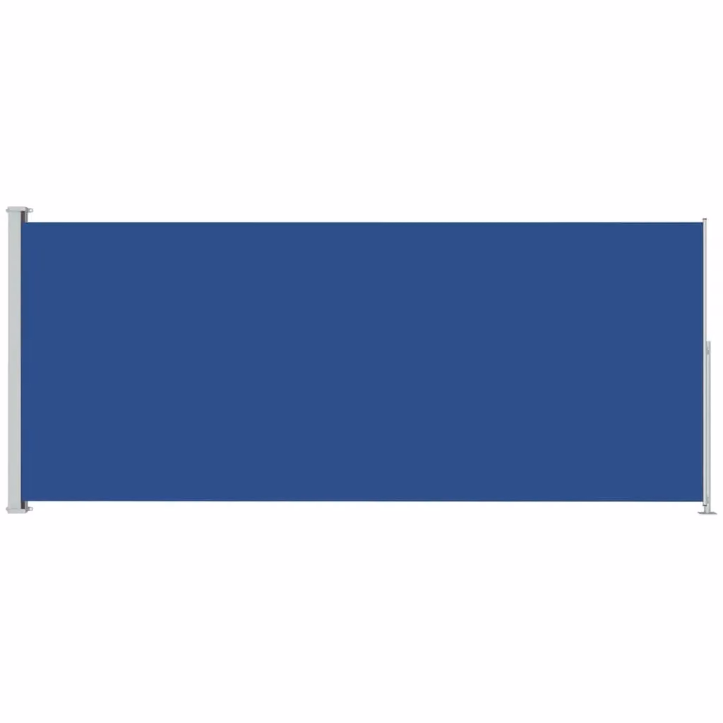 Berkfield Home Blue Retractable Side Awning with Polyester Fabric and Steel Frame, W/H: 500 x 180 cm – 2