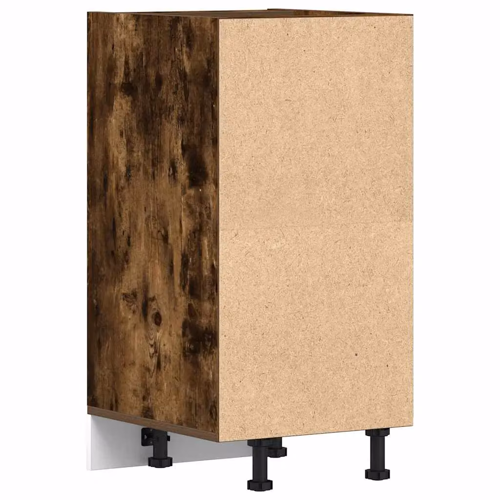 Berkfield Home Smoked Oak Kitchen Base Unit in Brown, W/D/H: 40 x 44.5 x 81.5 cm – 5