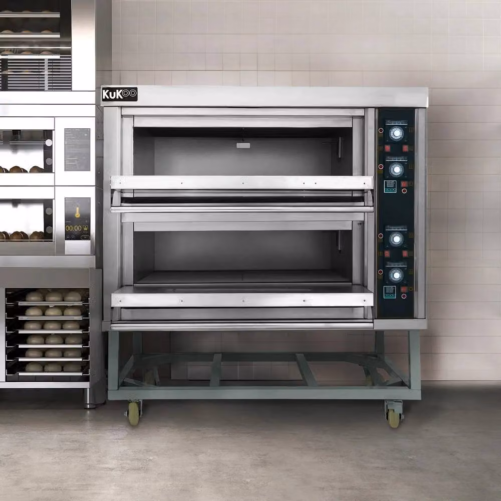 KuKoo Large Commercial Electric Pizza and Baking Oven in Silver Stainless Steel – 3
