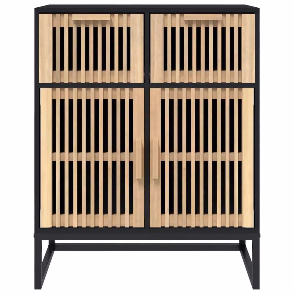 Berkfield Home Black Classic Sideboard, W/D/H: 60 x 30 x 75 cm – 4