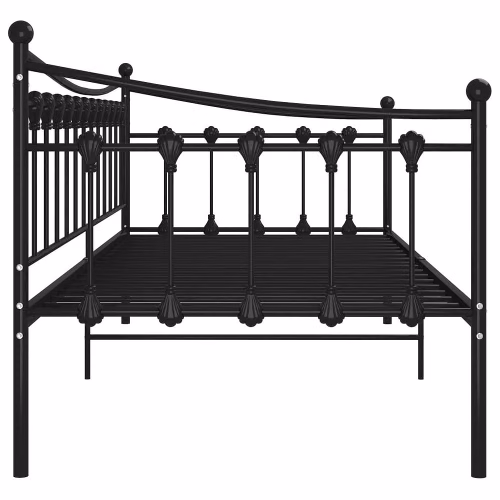 Berkfield Home Black Metal Sofa Bed Frame W/D/H: 90 x 200 cm – 3
