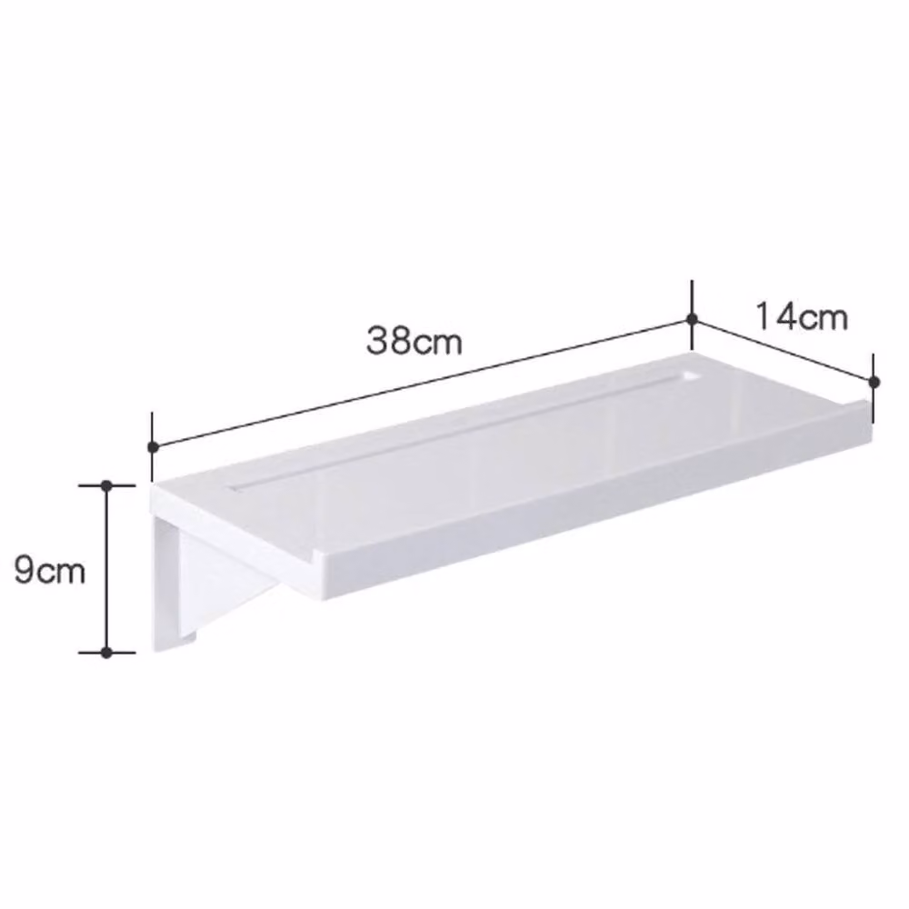 FORGEVIO No Drill Adhesive Corner Shower Caddy Bathroom Shelf in White – 2