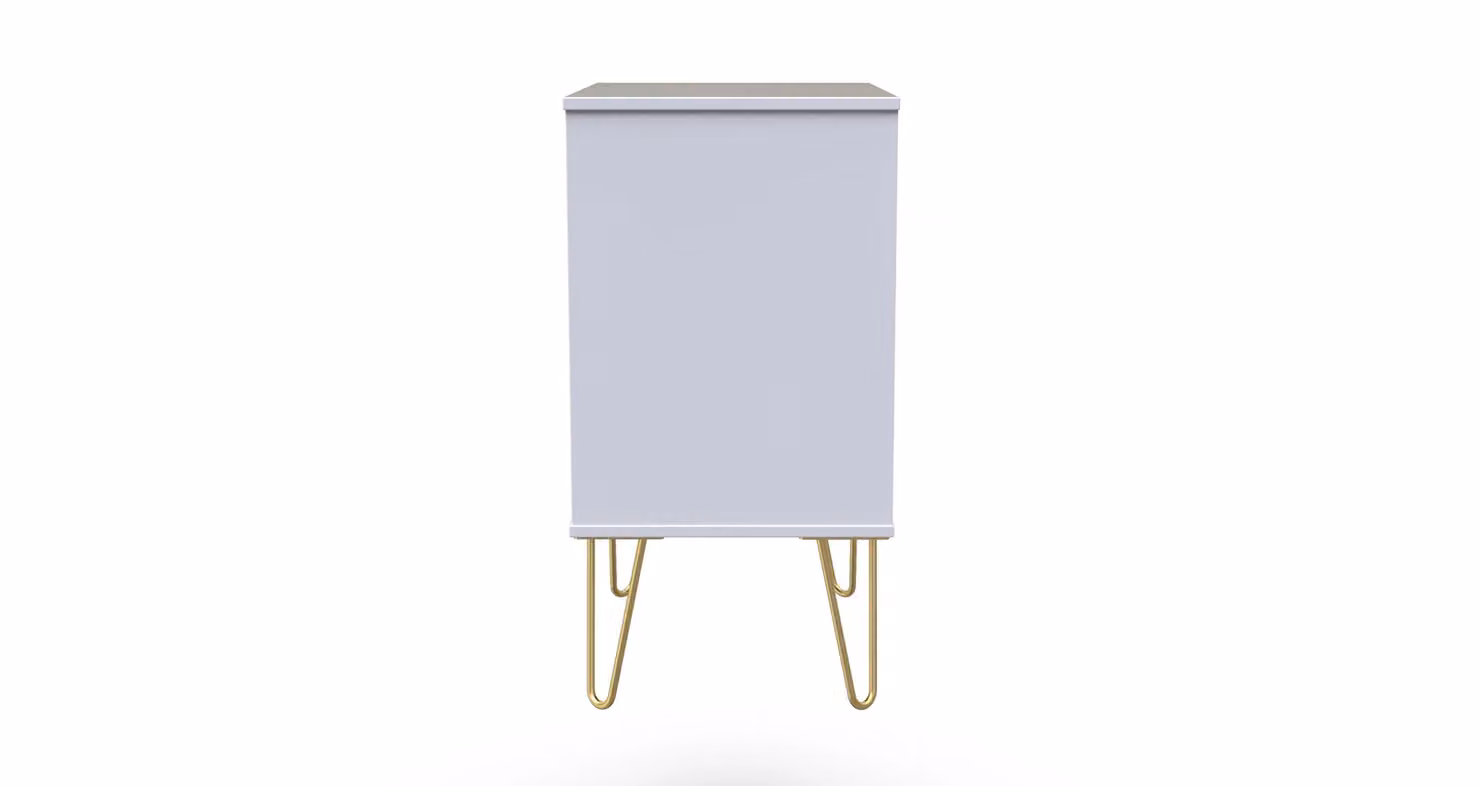 2 U Dallas 3 Drawer Midi Sideboard in Dark Blue and Gold – 2