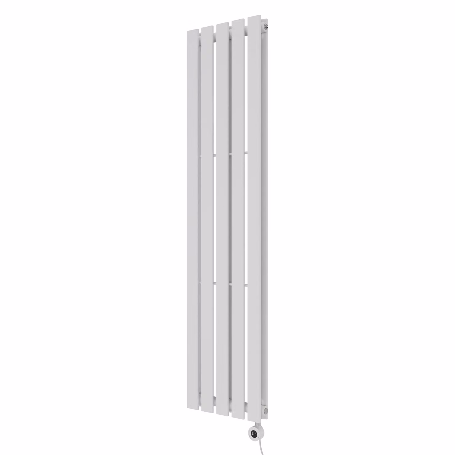 Agadon Lola Duplex Electric Designer Panel Radiator in White, W: 160 cm, H: 37.2 cm – 2